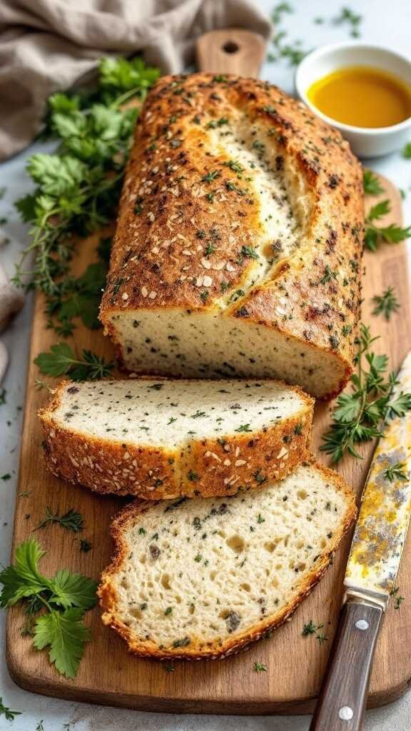 Savory Herb Coconut Flour Bread