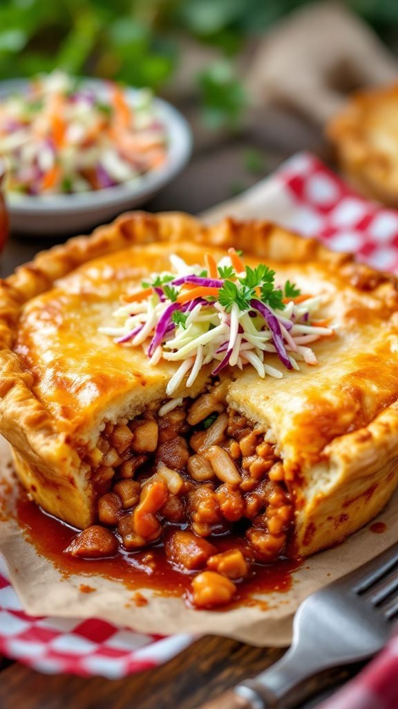 BBQ Pulled Pork Pot Pie