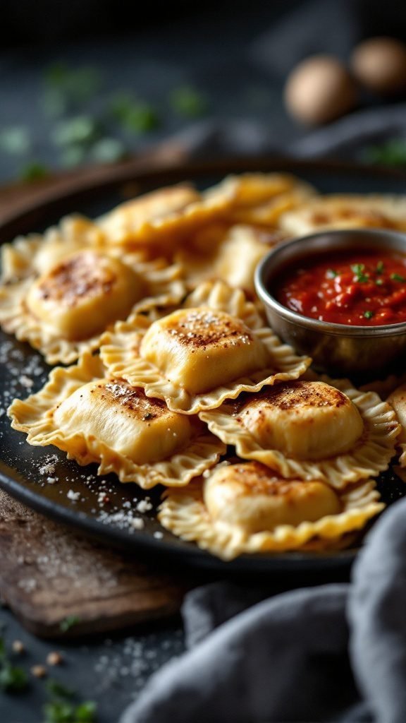 Toasted Ravioli with Marinara Sauce